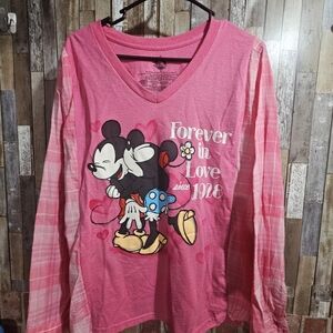 Mickey and Minnie Upcycled Be Mine shirt